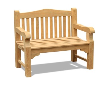 Buckingham Teak Garden Bench - 1.2m