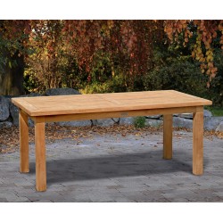 Balmoral Teak 6ft Large Rectangular Garden Table – 1.8m