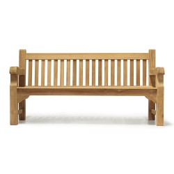 1.8m teak park bench