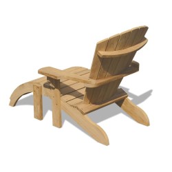 Adirondack wooden chair