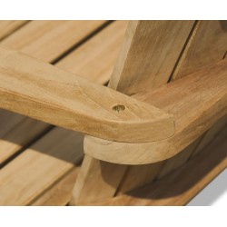 Bear Chair, Teak Wood Adirondack Chair