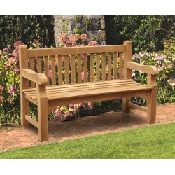 Balmoral 5ft Sturdy Teak Park Bench – 1.5m