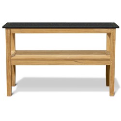 Aria Outdoor Buffet Table, Teak Garden Console Table - 1.4m