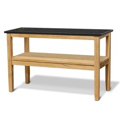 Aria Outdoor Buffet Table, Teak Garden Console Table - 1.4m