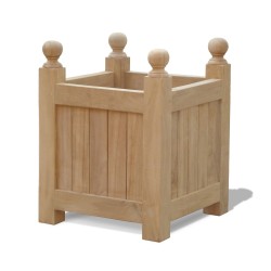 Set of 3 Wooden Outdoor Planters, Versailles Planters – S, L & XL