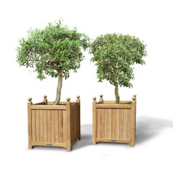 Set of 2 Extra-Large Garden Planters, Versailles Planters