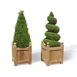 Set of 2 Square Garden Planters, Versailles Planters – Standard
