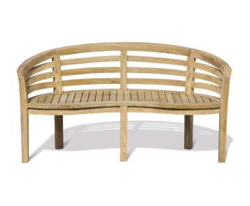 Kensington Teak Banana Garden Bench