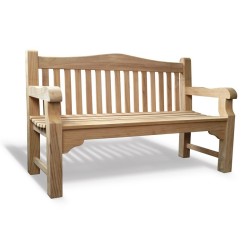 Buckingham 3 Seater Teak Bench - 1.5m