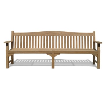 Tribute Large Teak Commemorative Bench - 2.4m 2