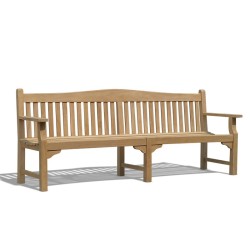 Tribute Large Teak Commemorative Bench - 2.4m