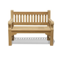 Braemar 2 Seater Garden Bench - 1.2m
