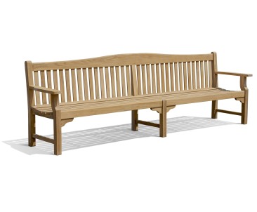 Tribute Large Teak Garden Bench - 3m 2