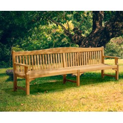 Tribute Large Teak Garden Bench - 3m