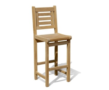 Canfield Teak Bar Stool