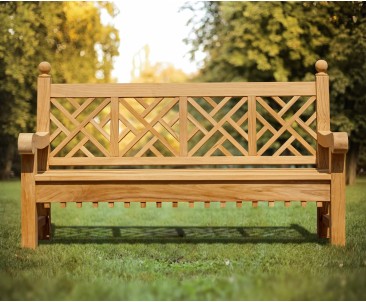 Chiswick Teak Lattice Bench - 1.8m