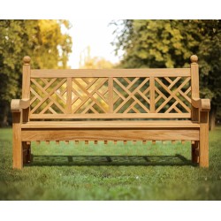 Chiswick Teak Lattice Bench - 1.8m