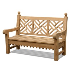 Chiswick Teak Lattice Bench - 1.5m