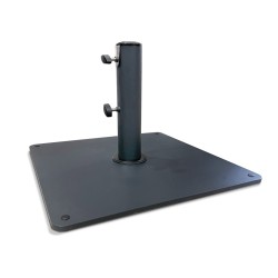 Garden Parasol Base, Steel, Grey - 20kg