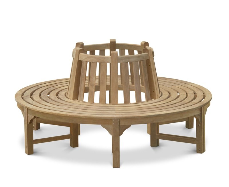 Circular Teak Tree Bench - 1.8m