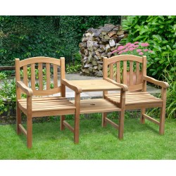 Ascot Vista Teak Companion Seat