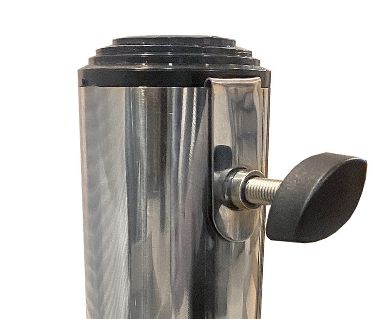 Square Steel Parasol Base, Stainless...
