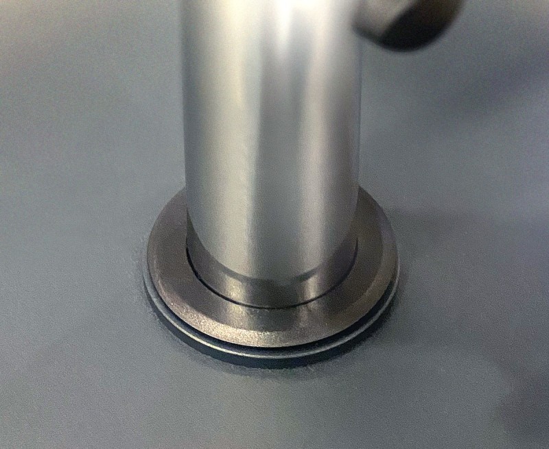 Square Steel Parasol Base, Stainless...