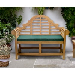 Lutyens-Style Bench, Teak – 1.35m