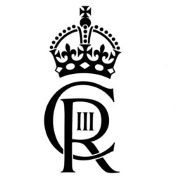 Balmoral King Charles III Royal Cypher Bench - 1.8m