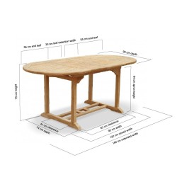 Brompton Bijou Extendable Table, Double-Leaf – 1.2 - 1.8m