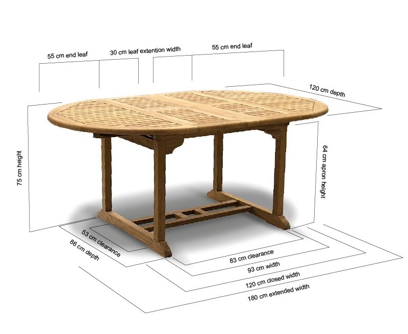 Brompton Teak Extending Garden Table,... Brompton Teak Extending Garden Table,...