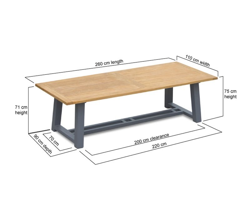 Bridgewater Rectangular Teak and...