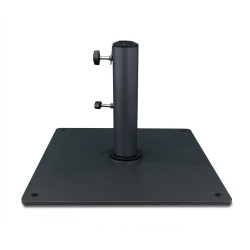 Garden Parasol Base, Steel, Grey - 13kg