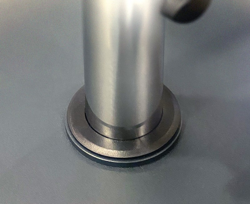 Square Steel Parasol Base, Stainless...