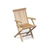 Chester Teak Low-Back Folding Outdoor Armchair