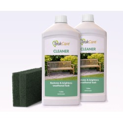 Teak Cleaner Combo with Scrubbing Pads