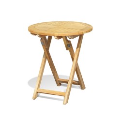 Suffolk Teak Round Table - 0.7m