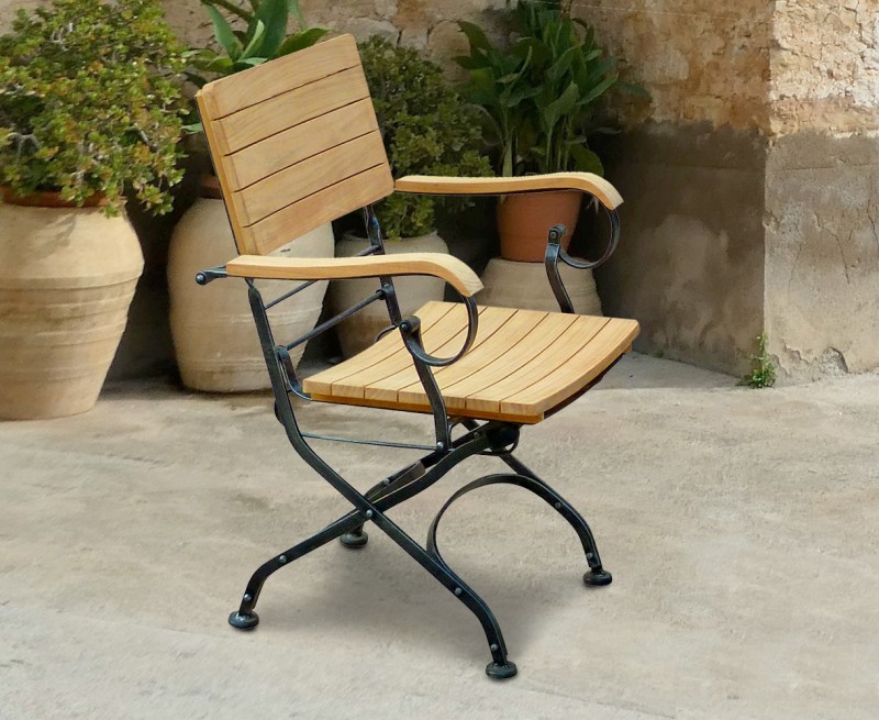 Bistro Foldable Garden Armchair