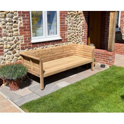 Large Teak Outdoor Daybed - 2.1m / 7ft