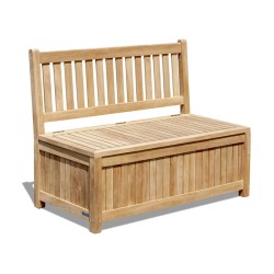 Windsor Teak Storage Bench - 1.2m