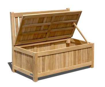 Windsor Teak Storage Bench - 1.2m 2