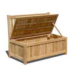 Windsor Teak Storage Bench - 1.2m