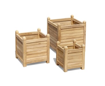 Set of 3 Zen Outdoor Planters 2