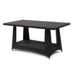 Riviera Rattan Rectangular Dining Table – 0.8 x 1.6m