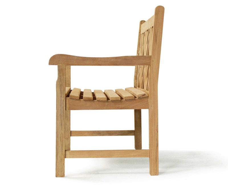 Princeton Teak Chippendale Bench