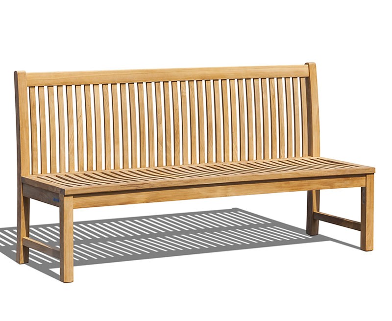 Canterbury Teak Armless Bench - 1.8m