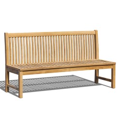 Canterbury Teak Armless Bench - 1.8m