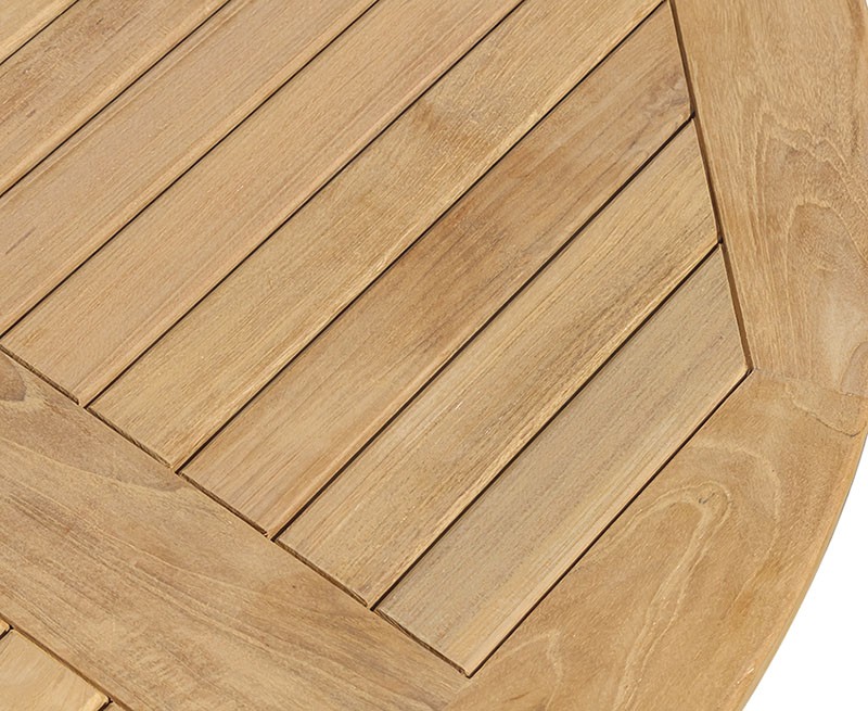 Berrington Round Teak Drop Leaf Patio...