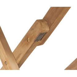 Suffolk Teak Folding Round Garden Table – 1m