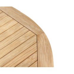 Brompton Teak Extending Oval Table, Double-Leaf – 2 - 3m